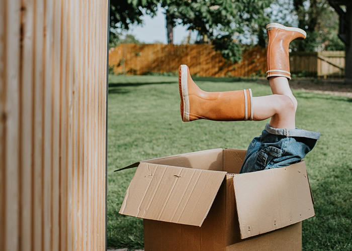 Kid in box